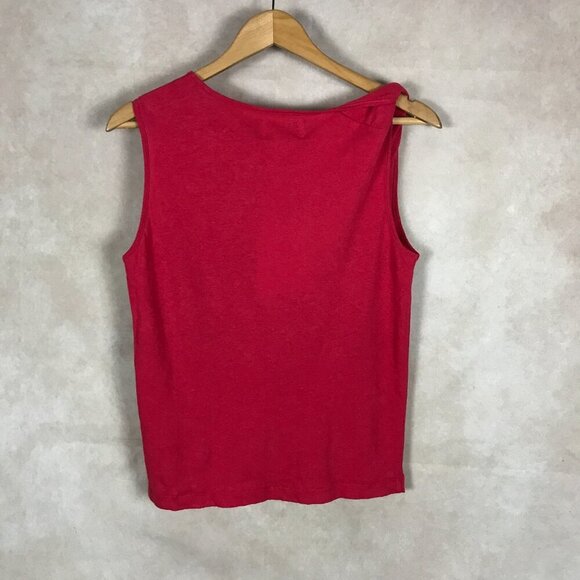 CURRENT/ELLIOTT Linen & Cotton Red Tank Top NWT Size 1=SMALL - Picture 6 of 15
